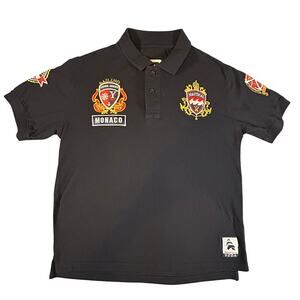 Gazzoil France Polo Shirt Sailing Super Series‎ Monaco Size XXL
